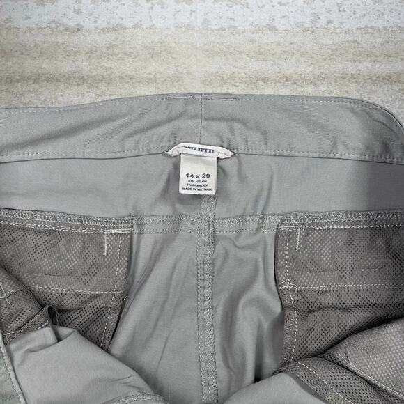Vintage Y2K Duluth Trading Hiking Pants 36x29 Relaxed Fit Tan Polyester - Picture 4 of 5